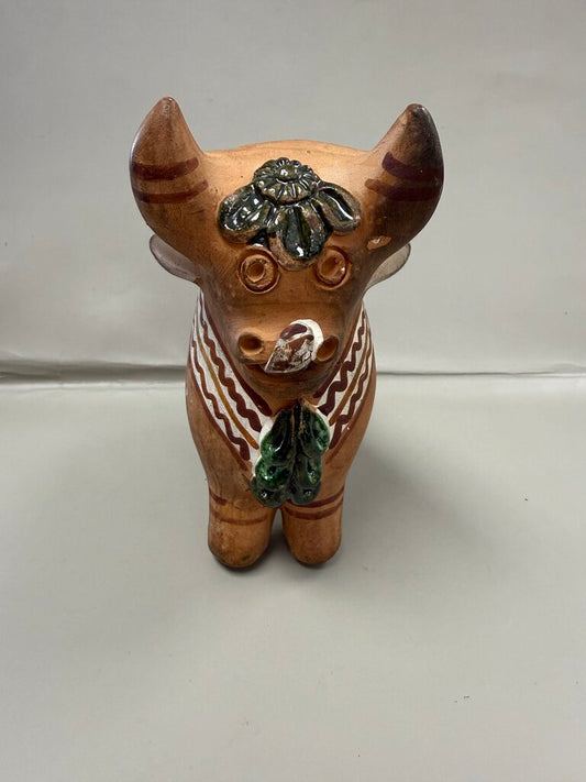 PUCARA BULL TERRACOTTA FIGURINE