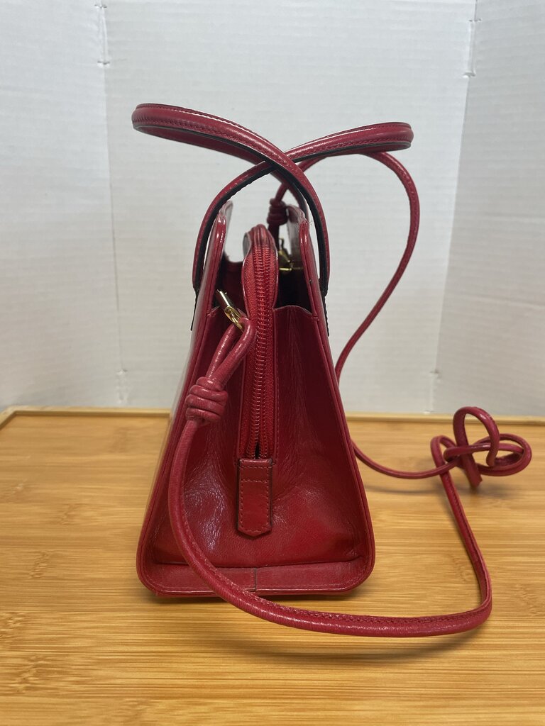 VINTAGE RED ST JOHN PURSE