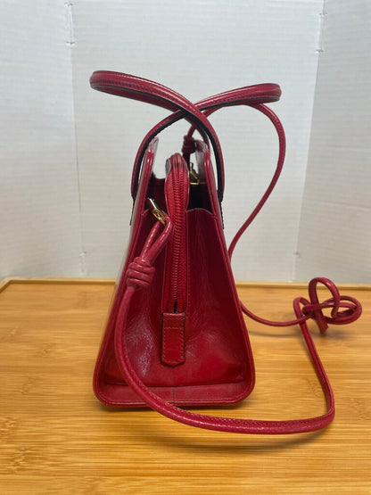 VINTAGE RED ST JOHN PURSE