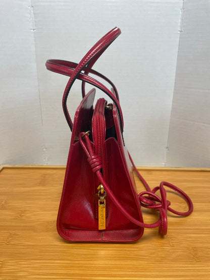 VINTAGE RED ST JOHN PURSE