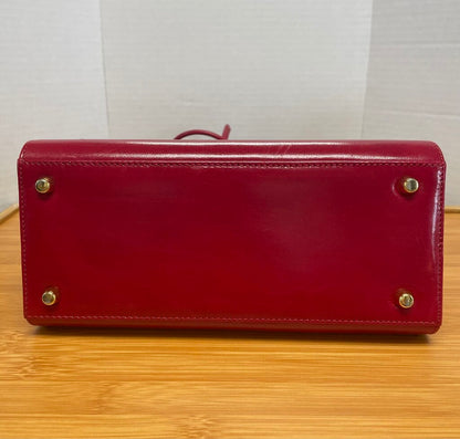 VINTAGE RED ST JOHN PURSE