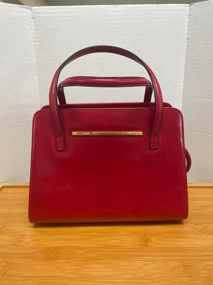 VINTAGE RED ST JOHN PURSE