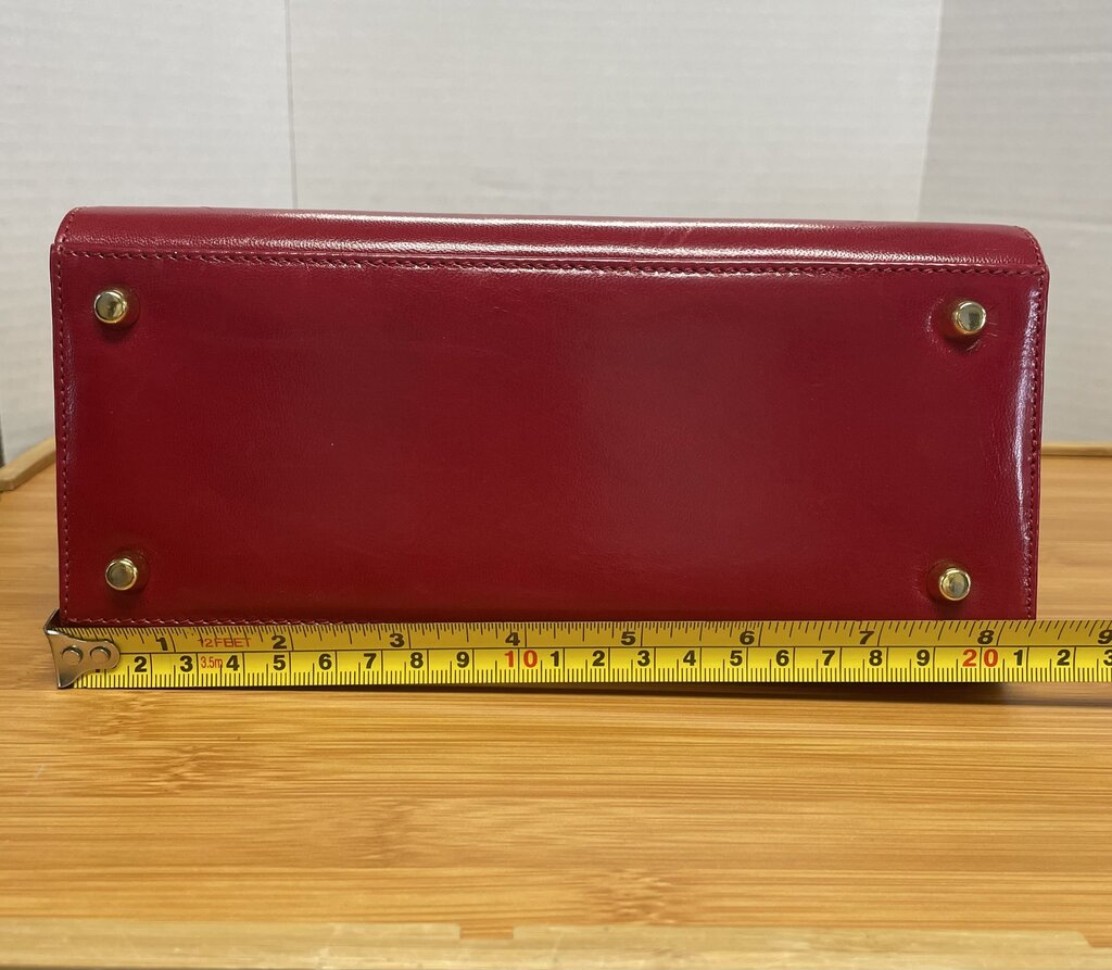 VINTAGE RED ST JOHN PURSE
