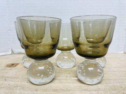 SET OF 5 BUBBLE SHOT GLASSES
