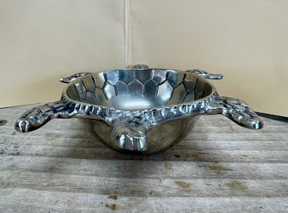PIER 1 SILVER TURTLE BOWL