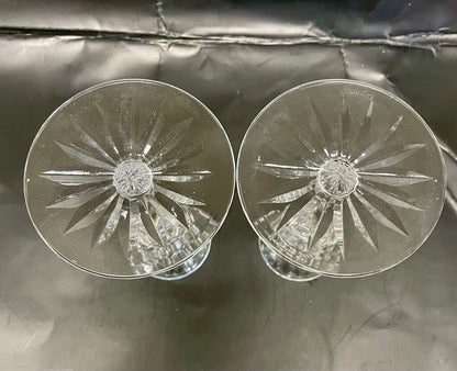 WATERFORD CRYSTAL CANDLESTICKS SET OF 2