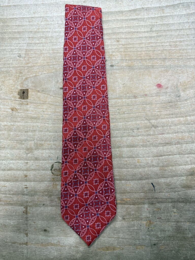 DANIEL LAZARO FIGUEREDO RED SILK TIE