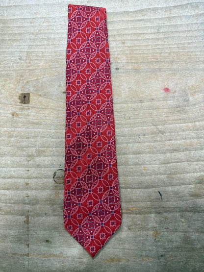 DANIEL LAZARO FIGUEREDO RED SILK TIE