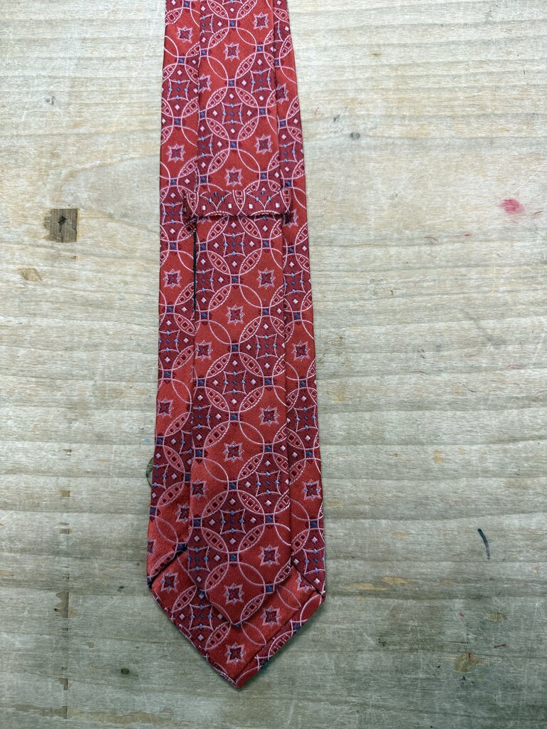 DANIEL LAZARO FIGUEREDO RED SILK TIE