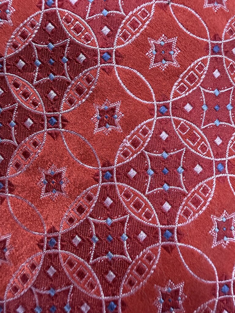 DANIEL LAZARO FIGUEREDO RED SILK TIE