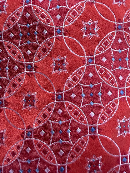 DANIEL LAZARO FIGUEREDO RED SILK TIE