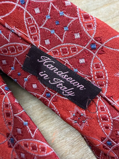 DANIEL LAZARO FIGUEREDO RED SILK TIE