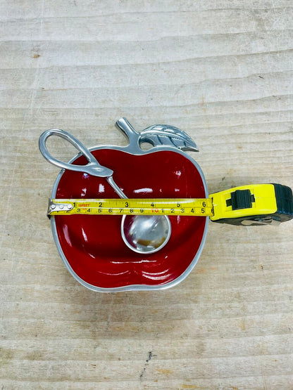 APPLE DISH W/ SPOON