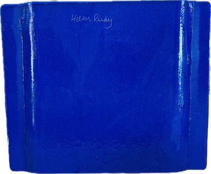 VINTAGE HELLEN RUDY BLUE TRAY 12"- 9.5"