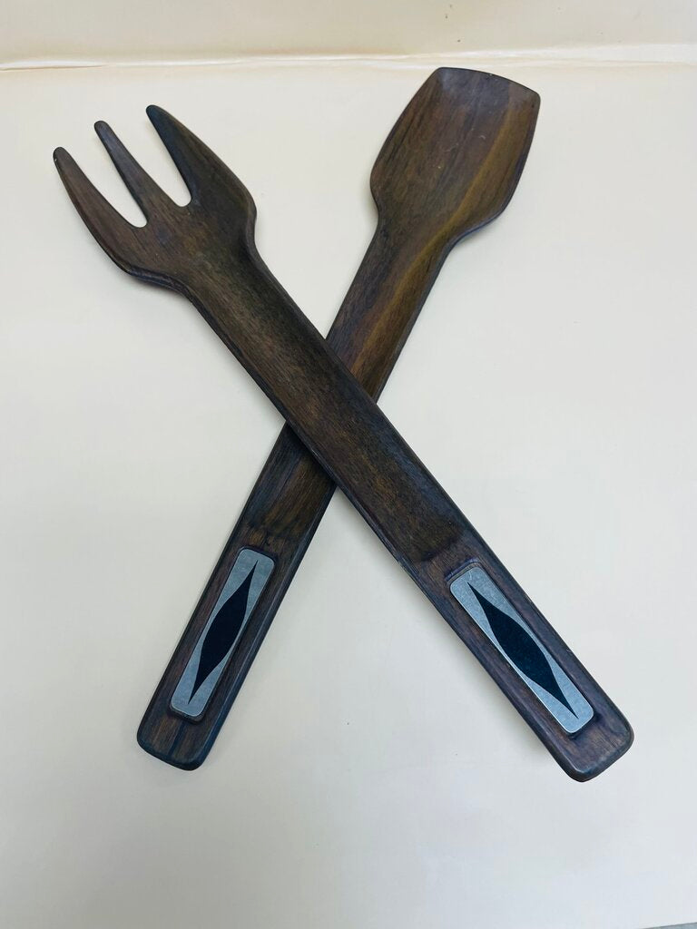 WALNUT SERVING UTENCIL SET