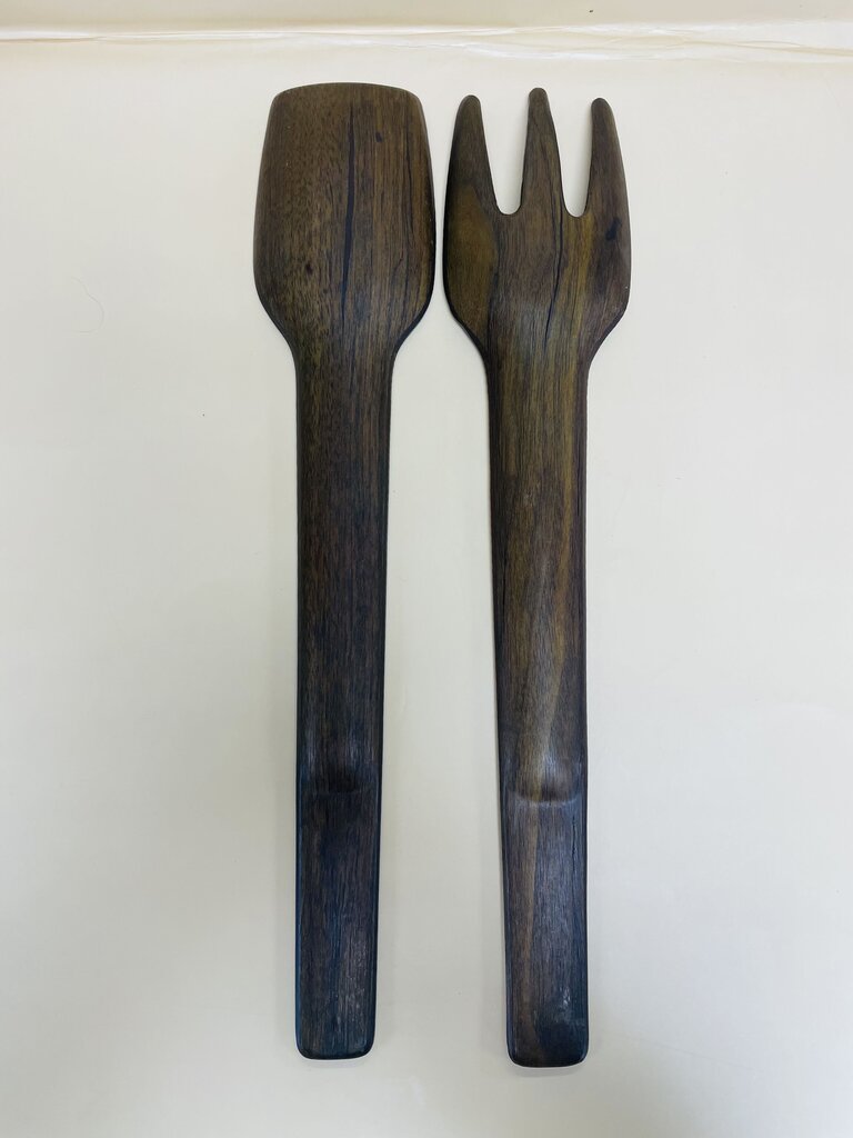 WALNUT SERVING UTENCIL SET