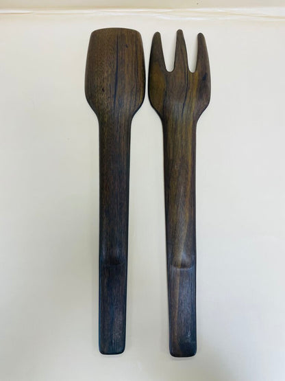 WALNUT SERVING UTENCIL SET