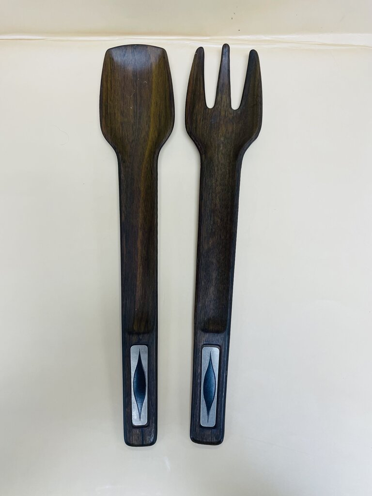 WALNUT SERVING UTENCIL SET