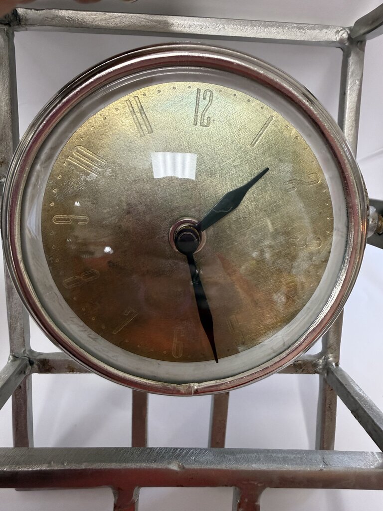 HEAVY METAL DESK CLOCK