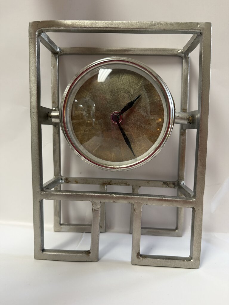 HEAVY METAL DESK CLOCK