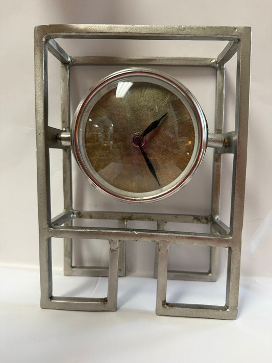 HEAVY METAL DESK CLOCK