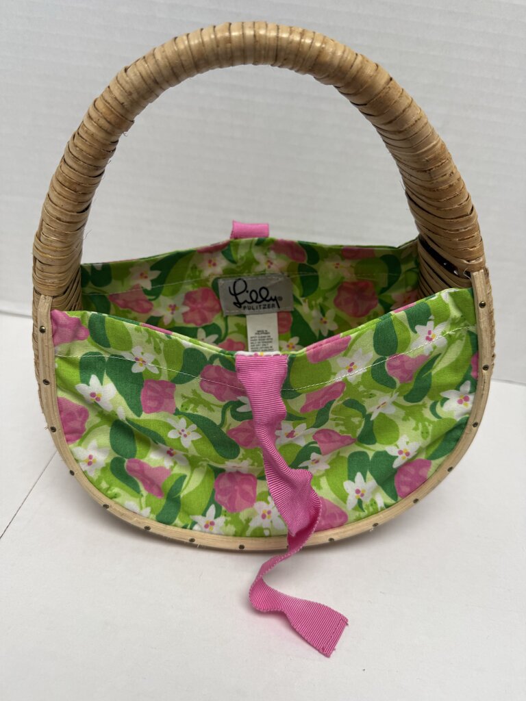 LILLY PULITZER BERMUDA BASKET PURSE