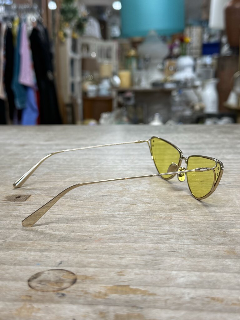 MISS DIOR YELLOW BUTTERFLY SUNGLASSES TF-40928895