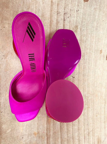THE ATTICO PINK HEELS