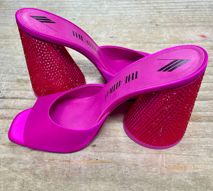 THE ATTICO PINK HEELS