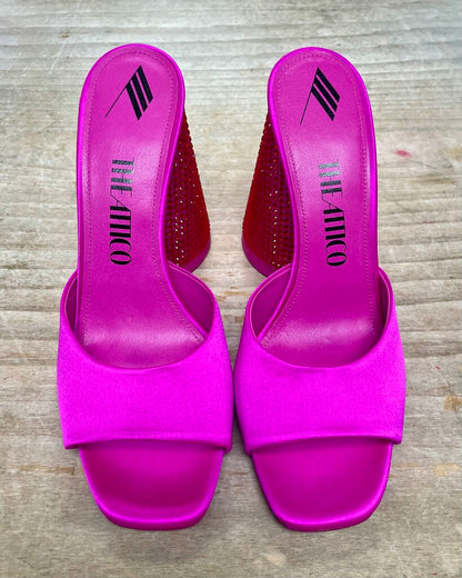 THE ATTICO PINK HEELS