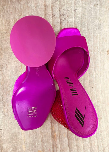 THE ATTICO PINK HEELS