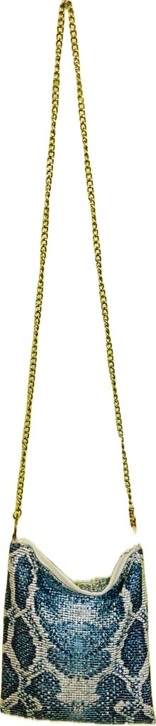 WHITING AND DAVIS PYTON MESH CHAIN PURSE