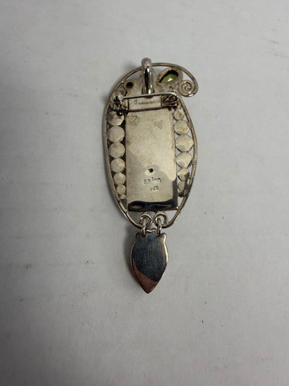 SAJEN 925 TURTLE PENDANT/BROOCH