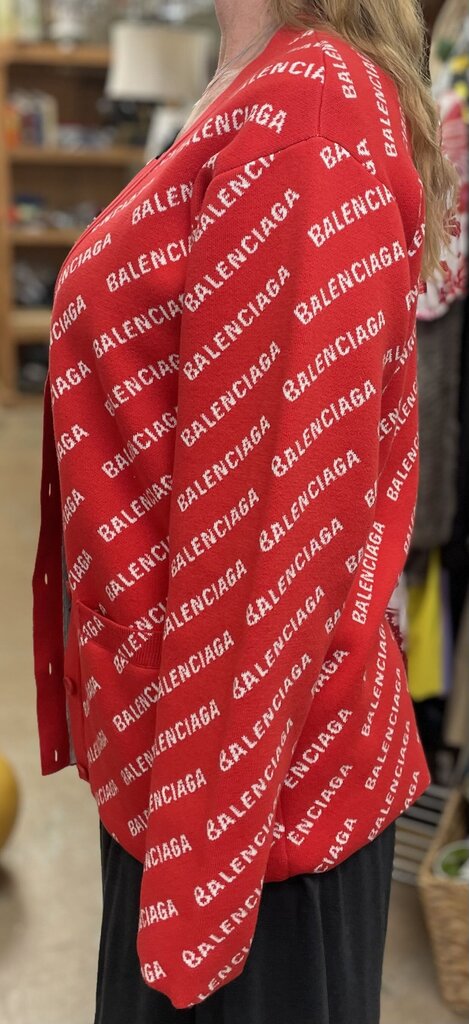 BALENCIAGA RED SWEATER