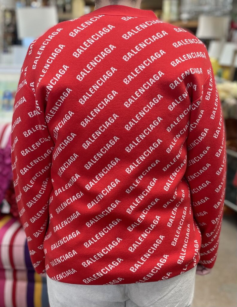 BALENCIAGA RED SWEATER