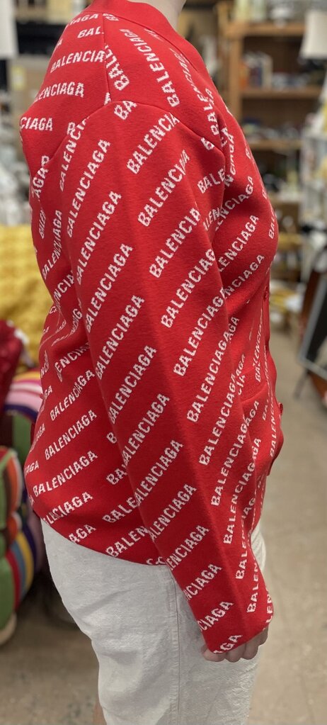 BALENCIAGA RED SWEATER