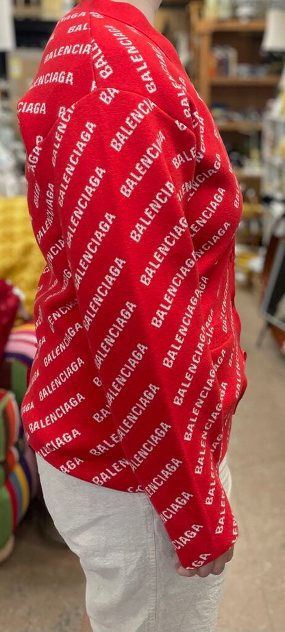 BALENCIAGA RED SWEATER