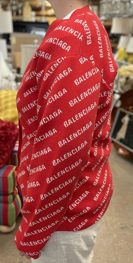 BALENCIAGA RED SWEATER