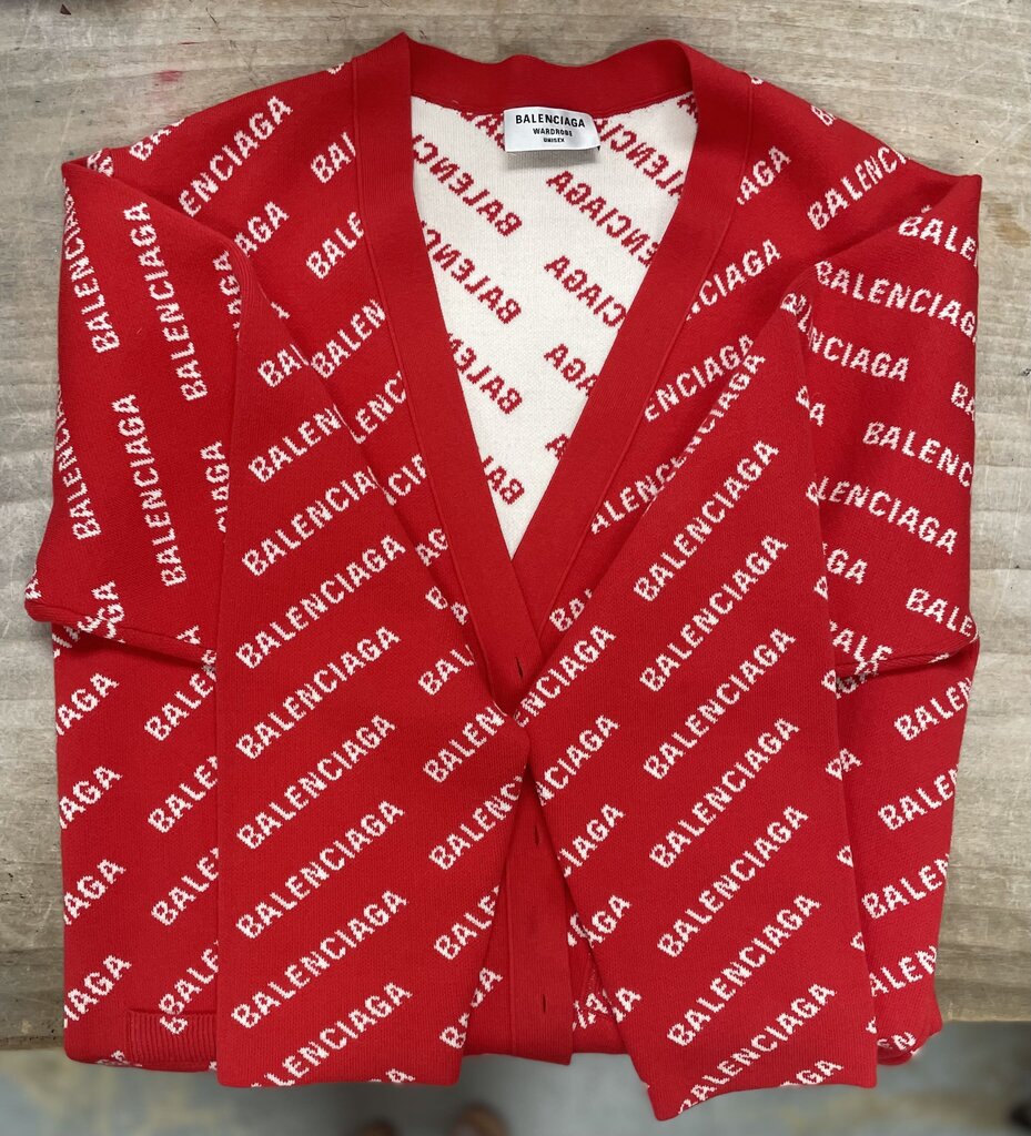 BALENCIAGA RED SWEATER