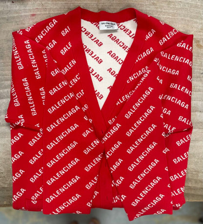 BALENCIAGA RED SWEATER