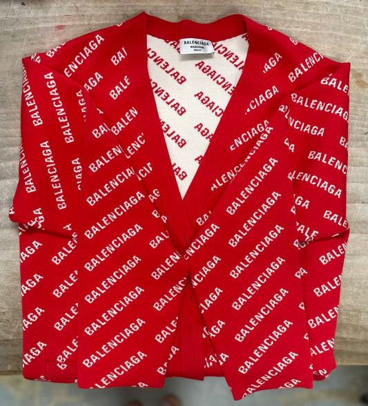 BALENCIAGA RED SWEATER