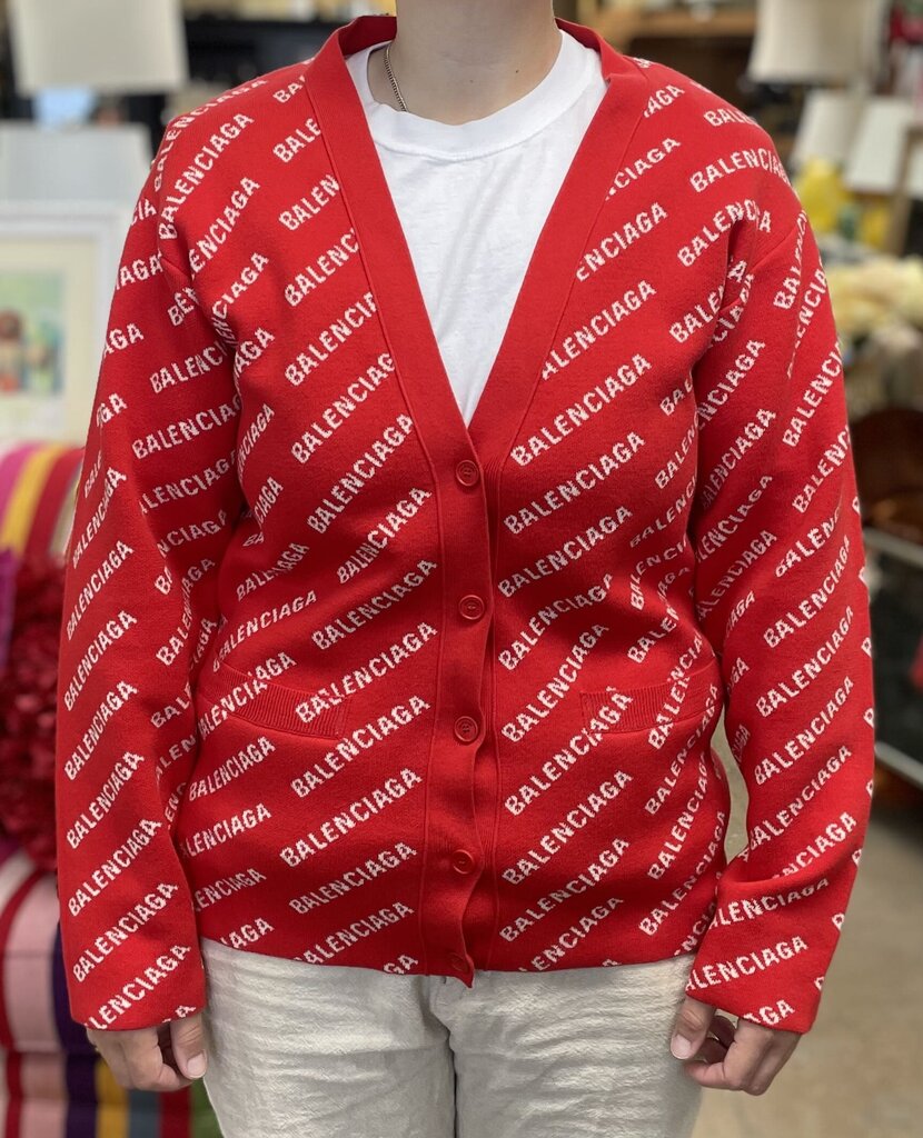 BALENCIAGA RED SWEATER