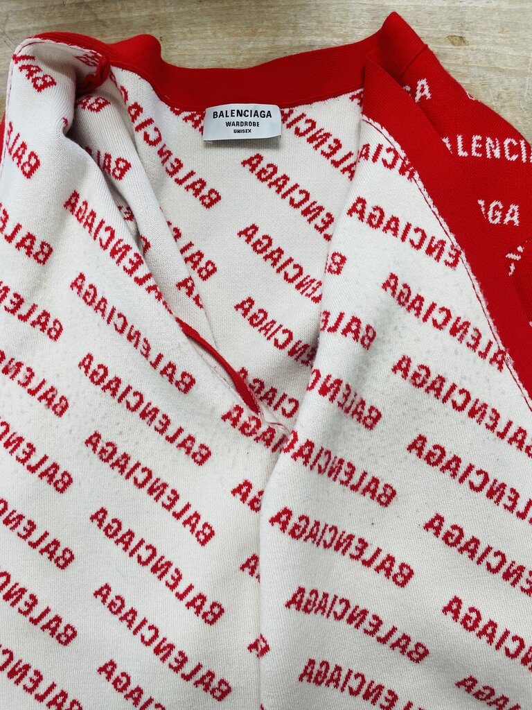 BALENCIAGA RED SWEATER