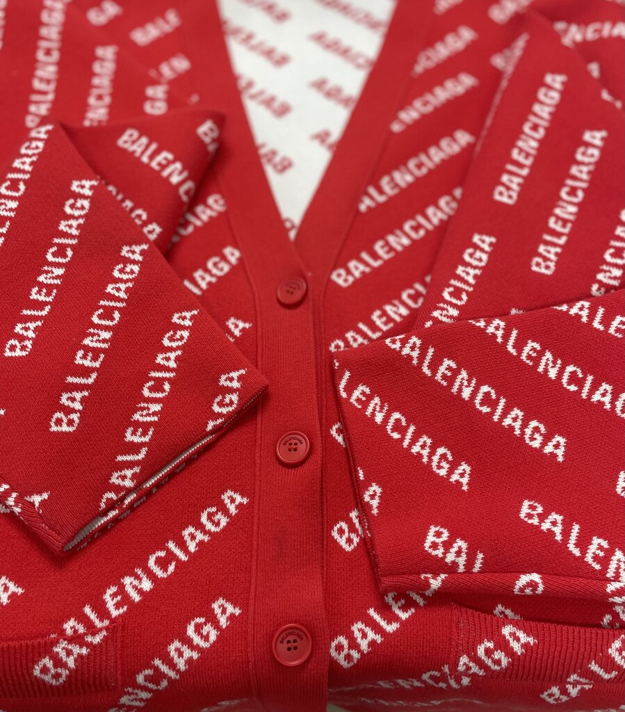 BALENCIAGA RED SWEATER