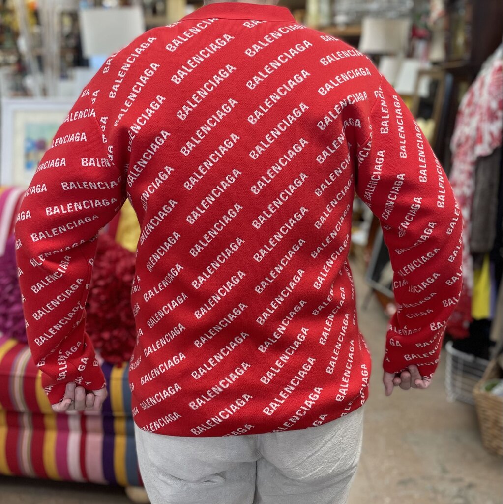 BALENCIAGA RED SWEATER