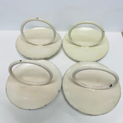 CAPIZ SHELL NAPKIN RING HOLDER SET OF 4