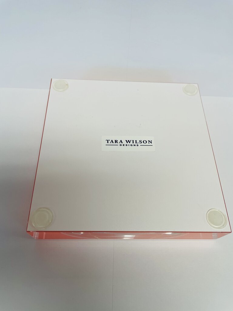 TARA WILSON PINK ROSE BOTTLE COASTER