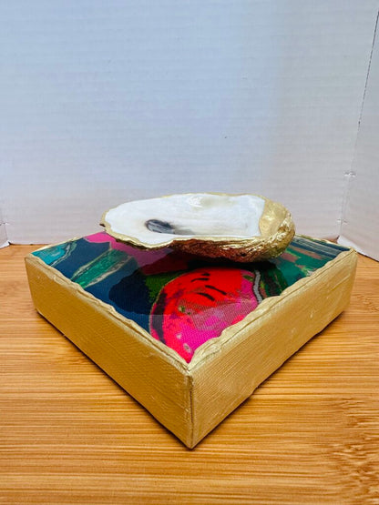 OYSTER SHELL BOX DECOR