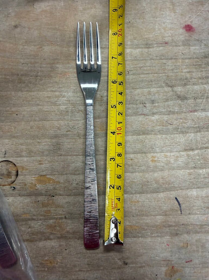 DEGRENNE STAINLESS STEEL TABLE FORK SET OF 6