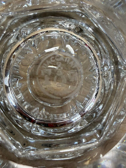BACCARAT MISSOURI MUSTARD JAR W/ SPOON